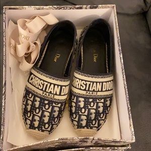 Dior Granville espadrille oblique embroidered